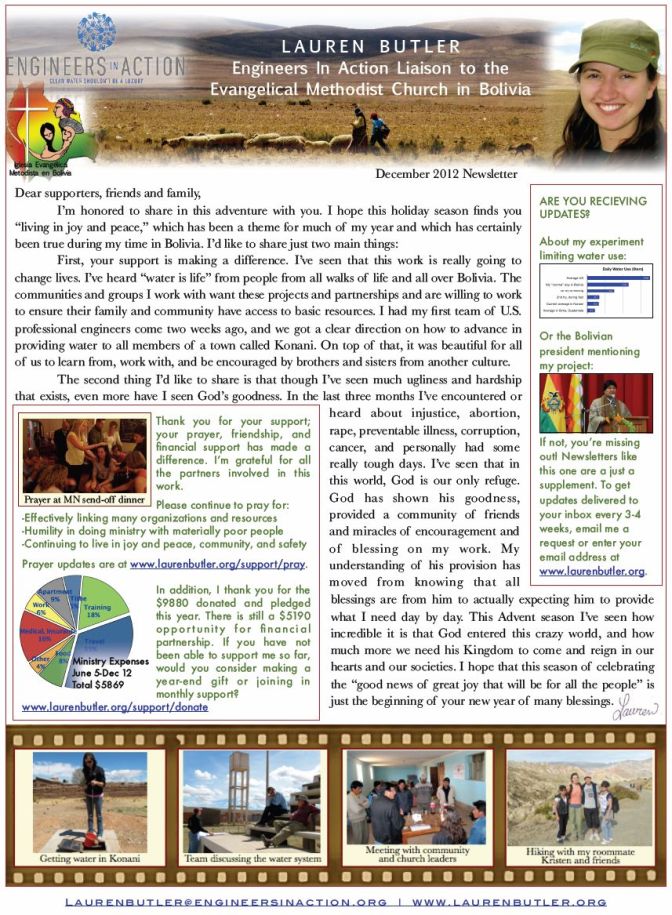 Lauren's Dec Newsletter