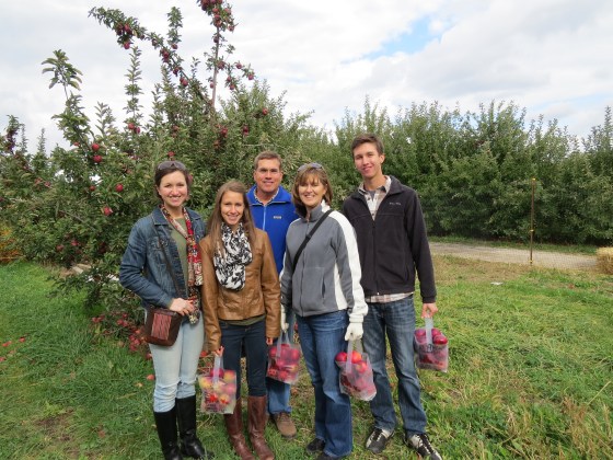 apple picking