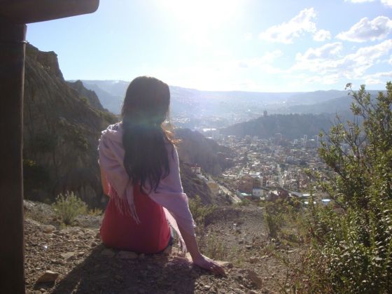 Last Sunday, went to a park with one of my best friends, soaking in the view overlooking La Paz and remembering great moments.